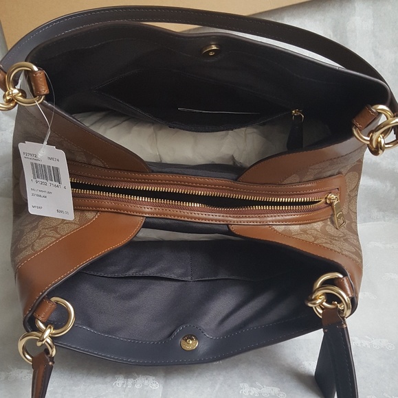 COACH LEXY SHOULDER BAG IN CANVAS - Picture 2 of 5